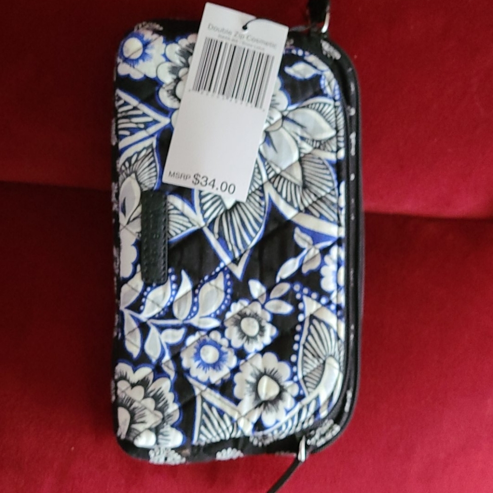 Vera Bradley Double Zip Cosmetic Bag
